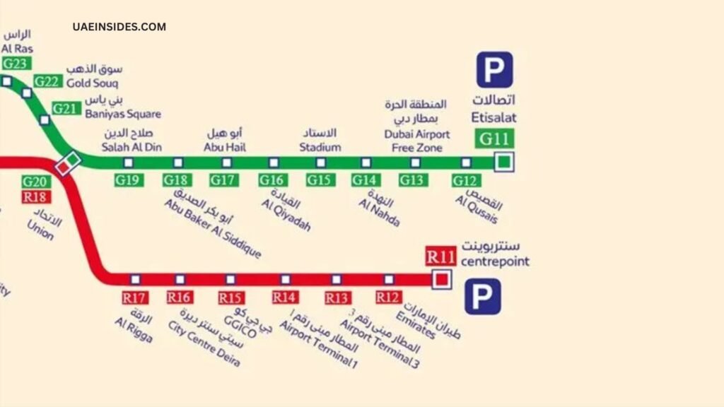Union Metro Station Map