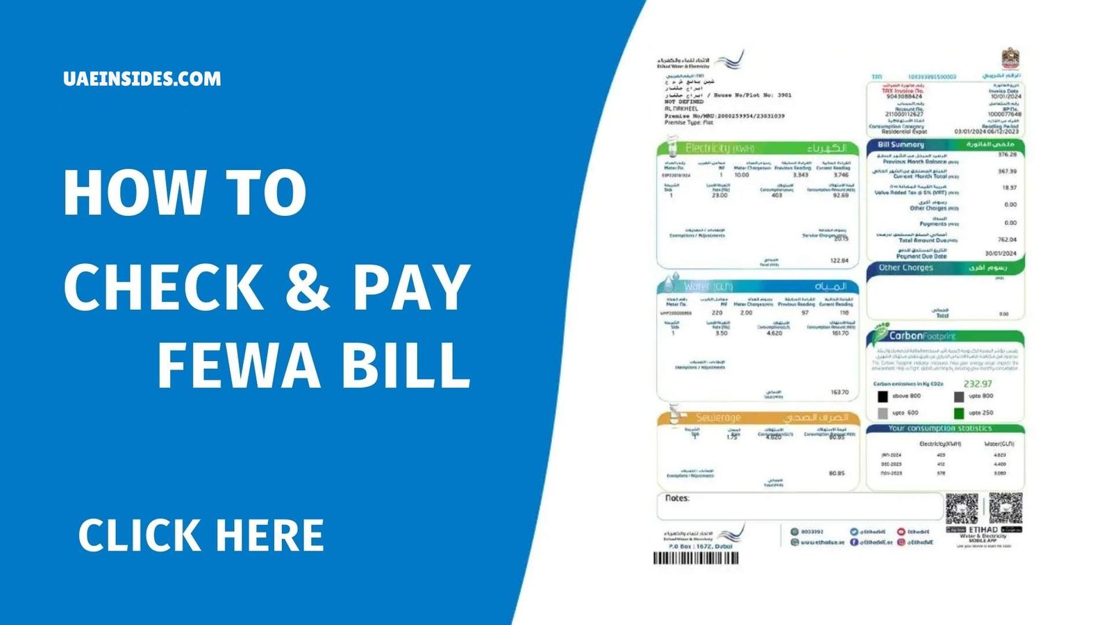 FEWA Bill How to View and Pay FEWA Bill Online