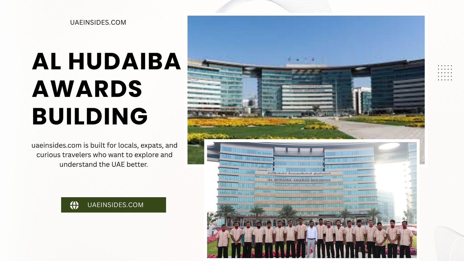 Al Hudaiba Awards Building:  Architectural Grandeur, Design, and Innovation