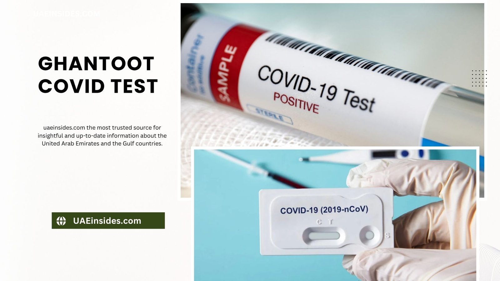 Ghantoot COVID Test: Everything You Want to Know in 2025