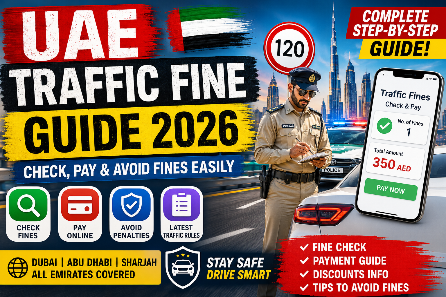 UAE Traffic Fine Guide 2026 – Check & Pay Traffic Fines Online Easily